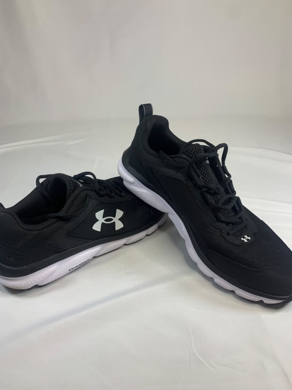 Under Armour Black and White Men’s Athletic Sneakers